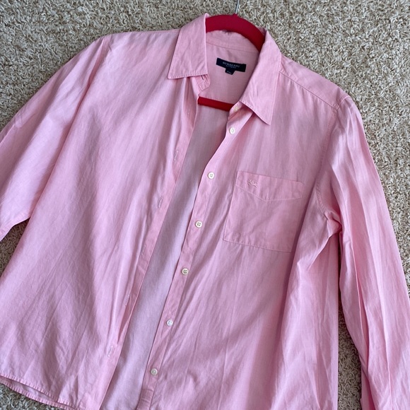 Burberry pink button down 10 - Picture 2 of 5